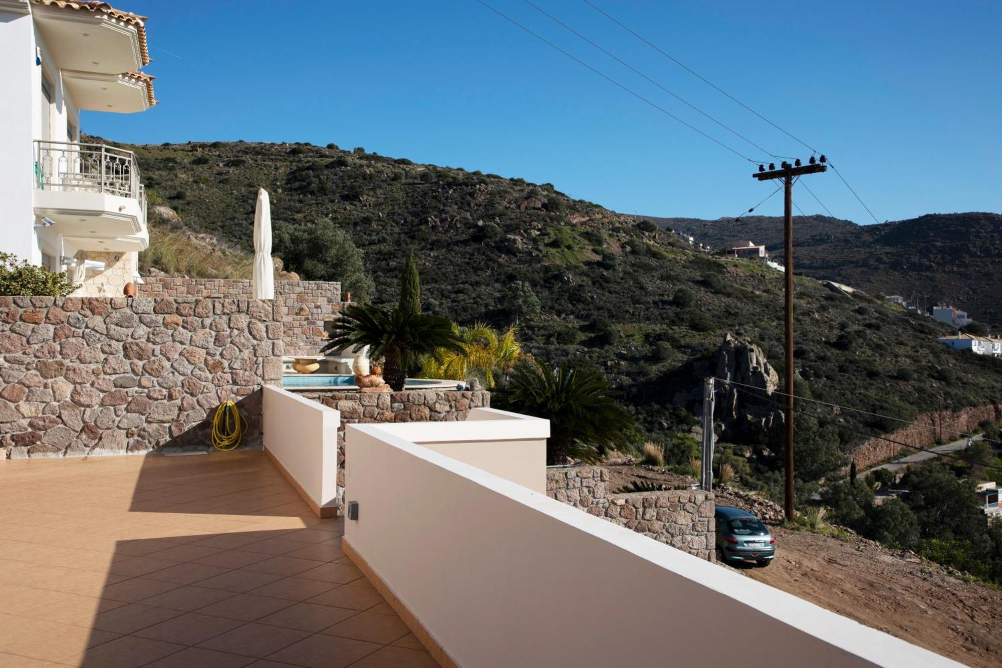 Aegina Sea View Villa Eginitissa Exterior photo